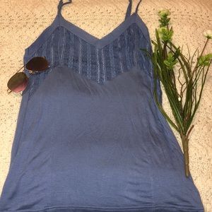 Super cute periwinkle tank! Size M